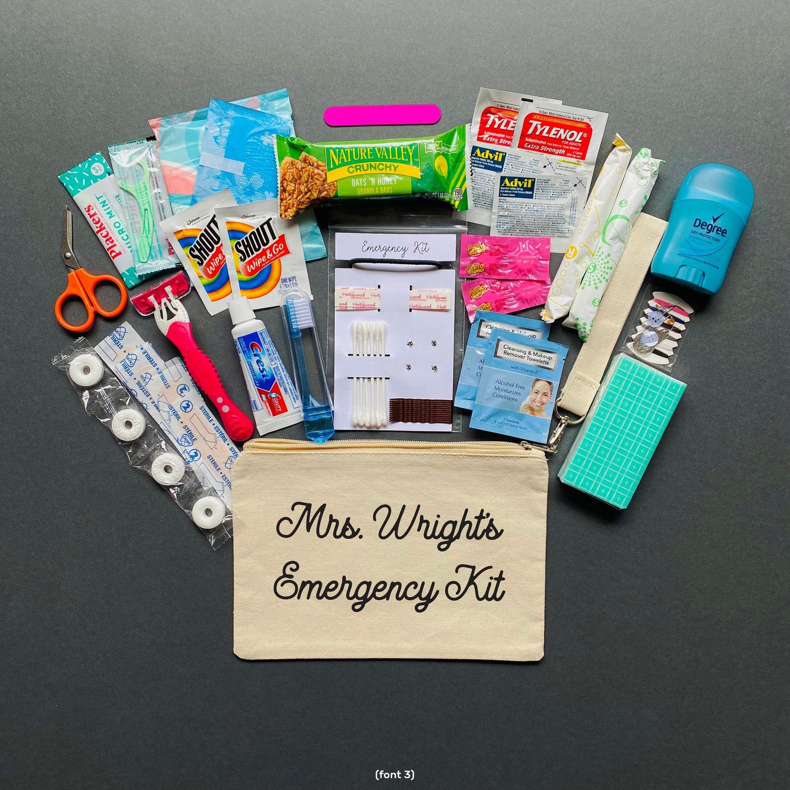Wedding Day Emergency Kit - Mini (clear)